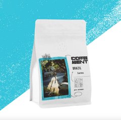Кава в зернах Brazil Santos 250 грамів зерно білий